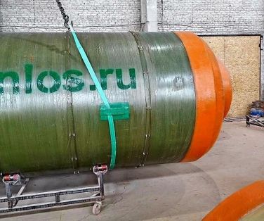 Изготовление и отгрузка стеклопластиковой емкости ГРИНЛОС для СНТ «Мосфильм-2»