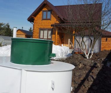 Установка септика ГРИНЛОС Аква 5 Пр низкий корпус