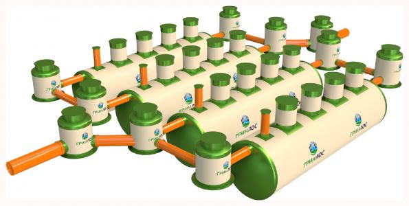 ГРИНЛОС Ливневая канализация 120-2300 стеклопластиковая