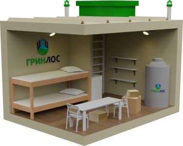 ГРИНЛОС Бункер 3000*2300*2000