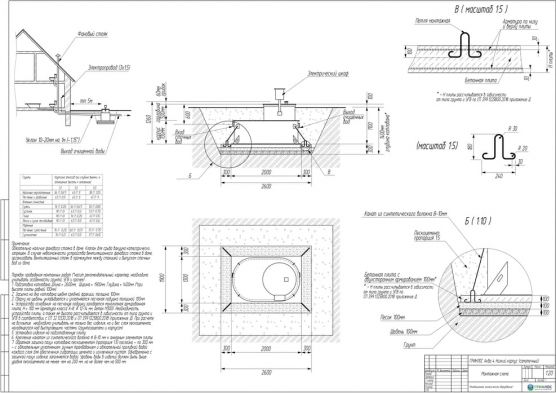 Схема монтажа ГРИНЛОС Аква 4 низкий корпус