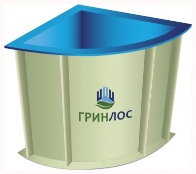 ГРИНЛОС Купель 1500*1500*1500 Угловая