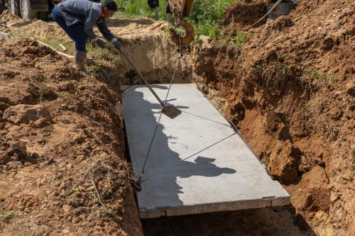 Монтаж станции очистки ГРИНЛОС БМ 50 Пр