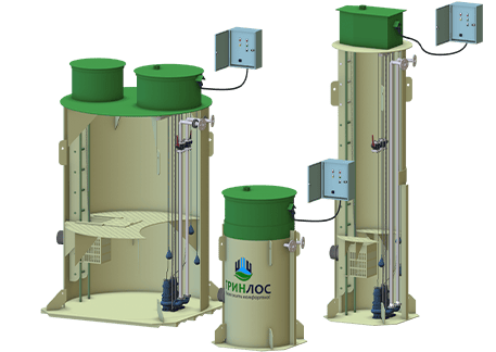 ГРИНЛОС КНС с сухой камерой