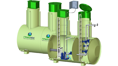 КНС с сухой камерой