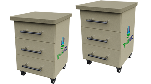 Тумбы лабораторные